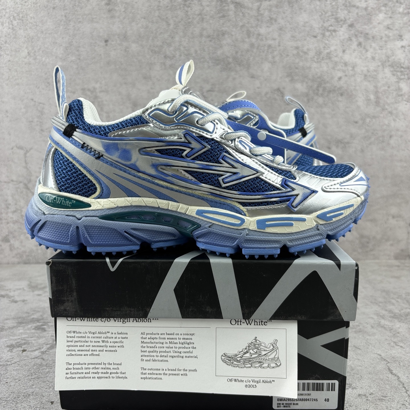 Off-White Be Right Back (Silver Blue) - Image 10