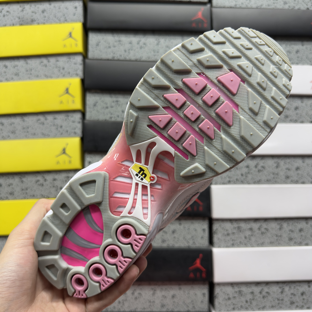 Nike Air Max Plus Summit White Pink Rise - Image 9