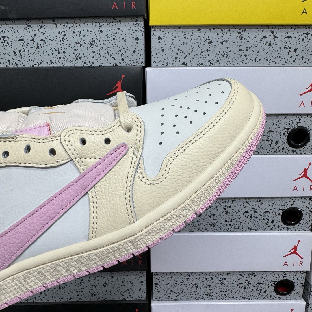 Nike Jordan 1 Retro Low OG SP Travis Scott Shy (Pink) - Image 8