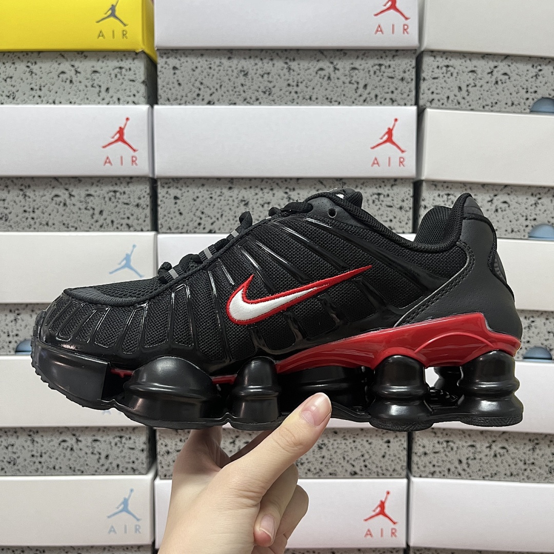 Nike Shox TL Black University (Red) - Image 4