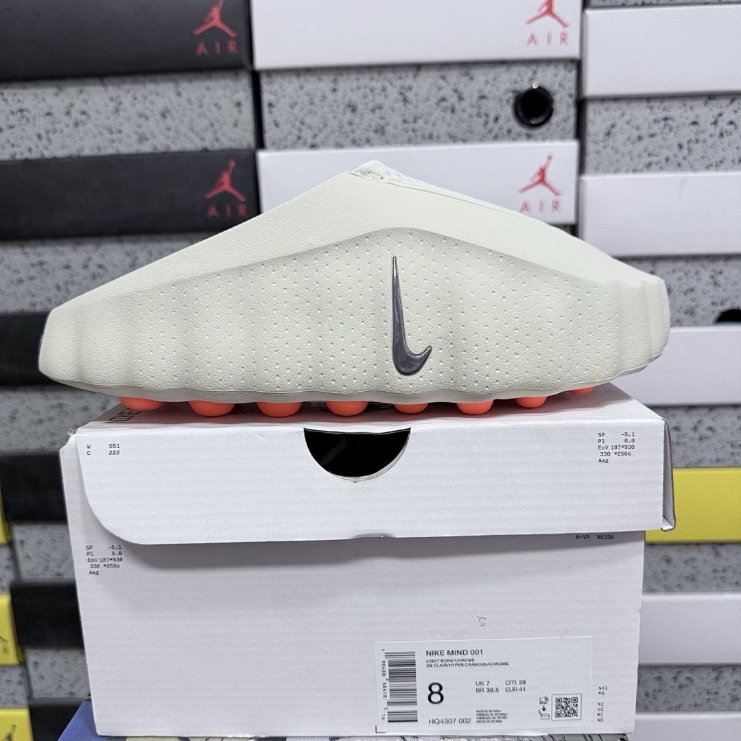 Nike Mind 001 Slide Light Bone HQ4307-002 Off (White)