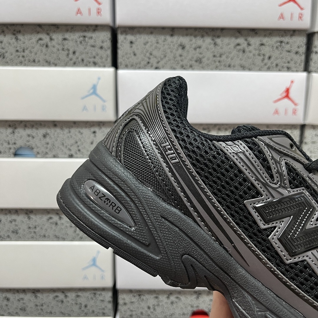 New Balance 740 (Triple Black) - Image 6