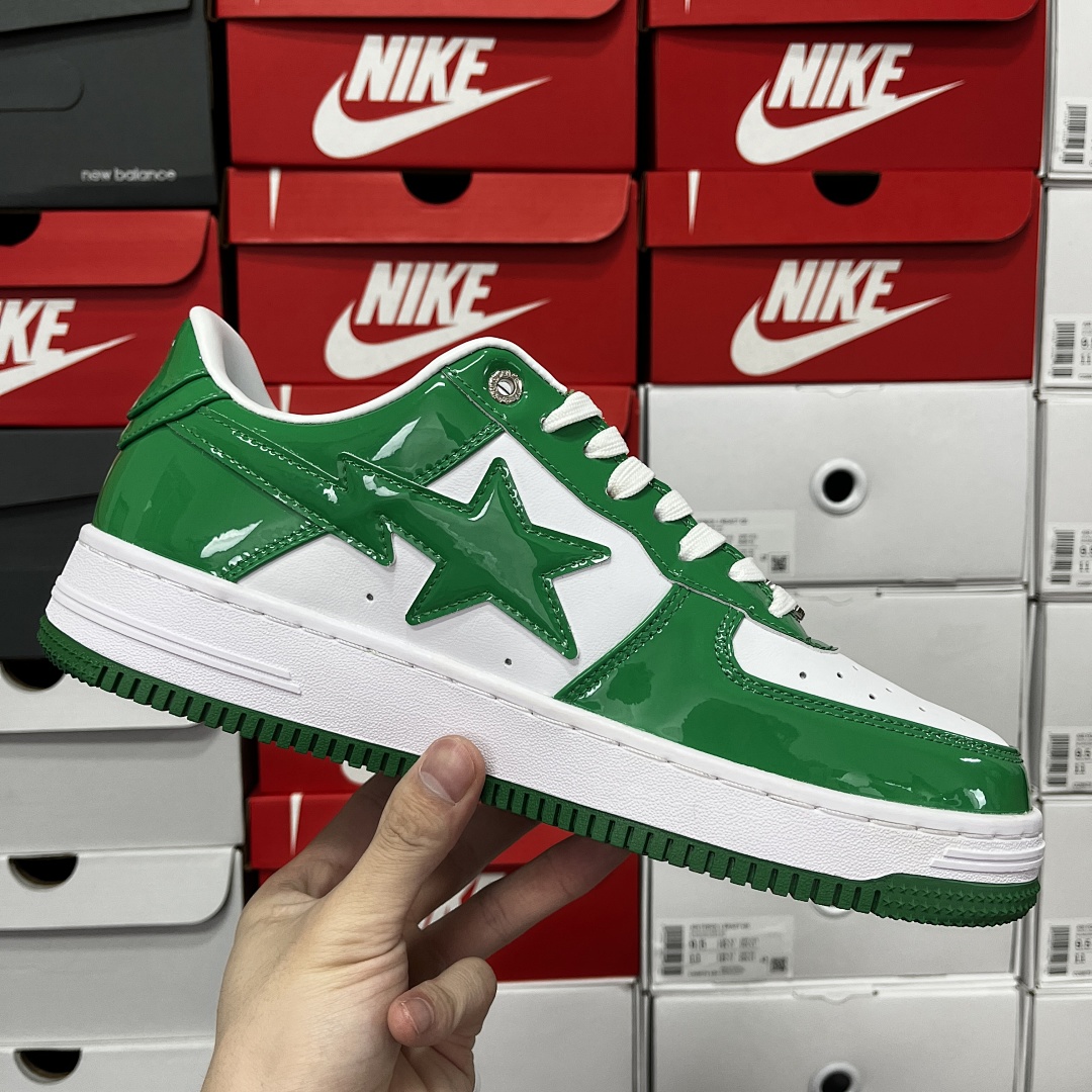 Bape A Bathing Ape Bape Sta Low (Green) - Image 8