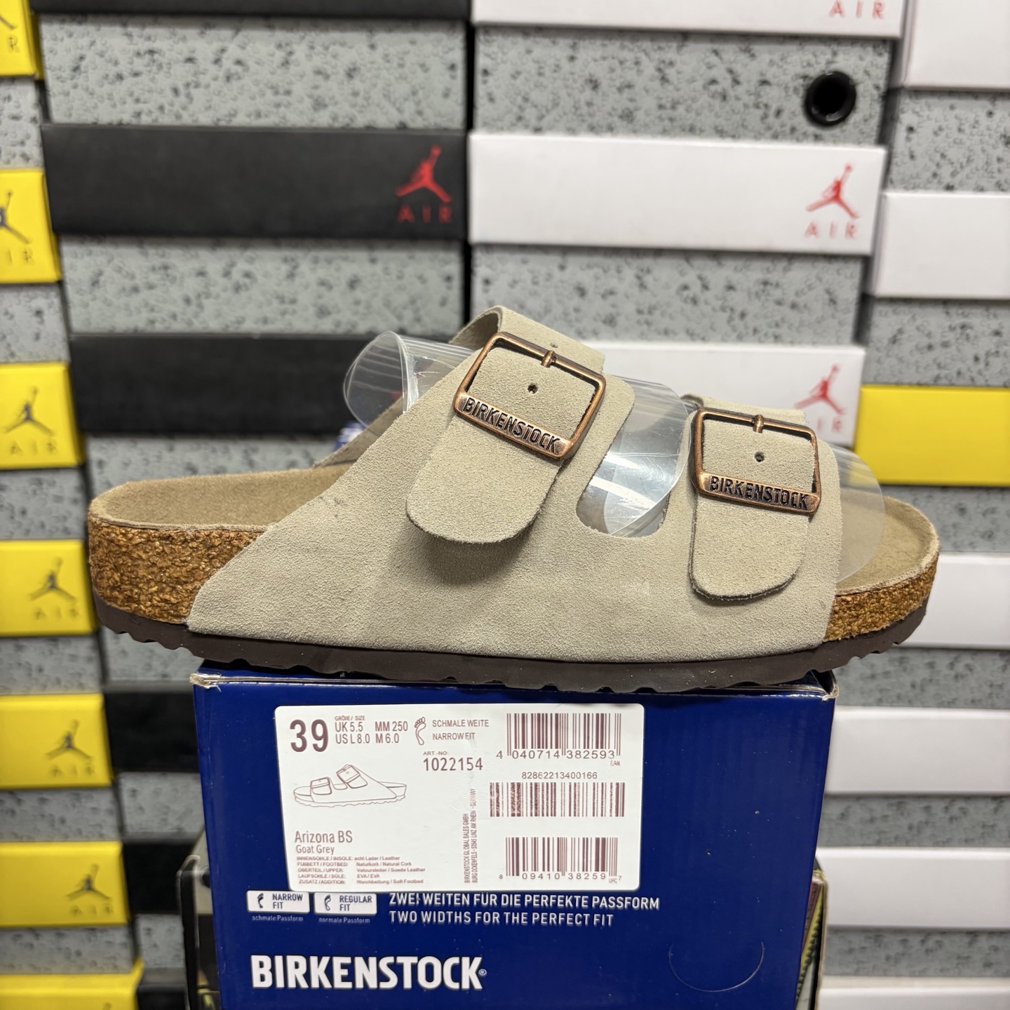 Birkenstock Birken Arizona Birkibuc 1022154 (Khaki) - Image 10