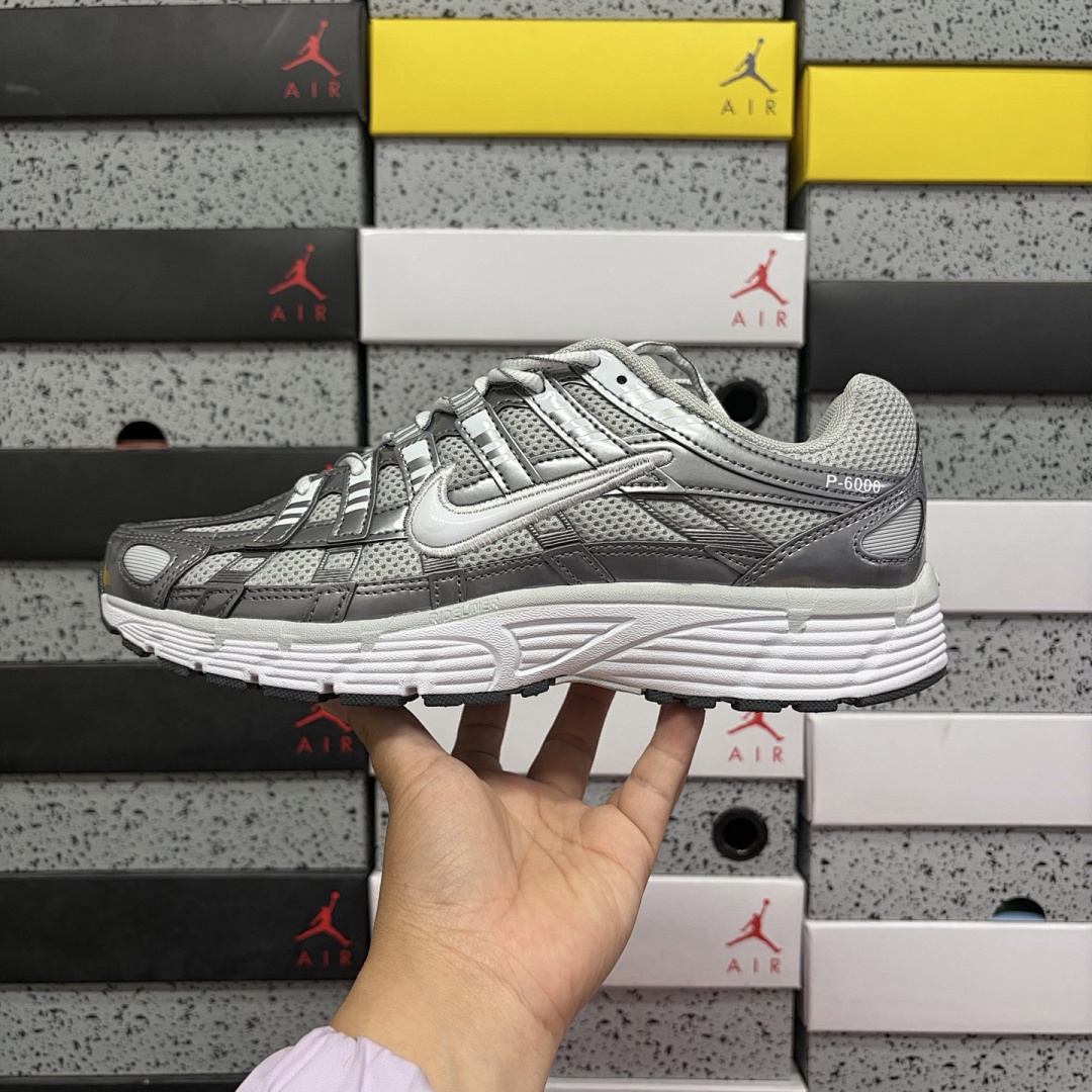 Nike P-6000 Grey Fog Metallic Cool - Image 6