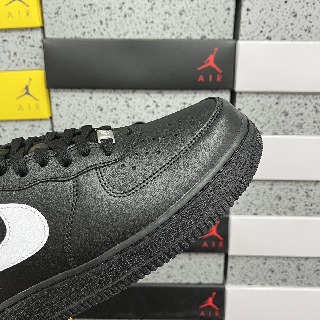 Nike Air Force 1 Low Supreme Black White Sup - Image 9