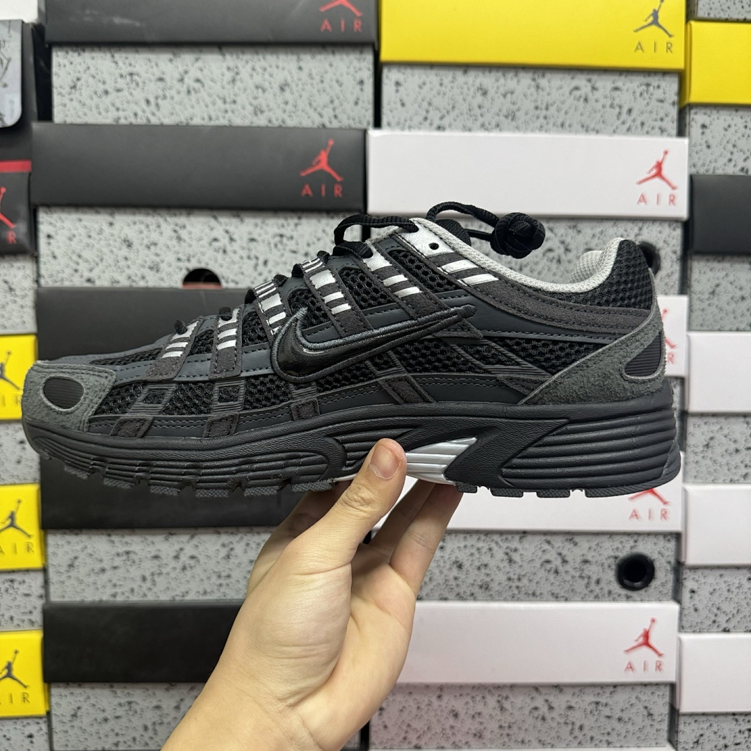 Nike P-6000 Suede Anthracite (Metallic Silver) - Image 3