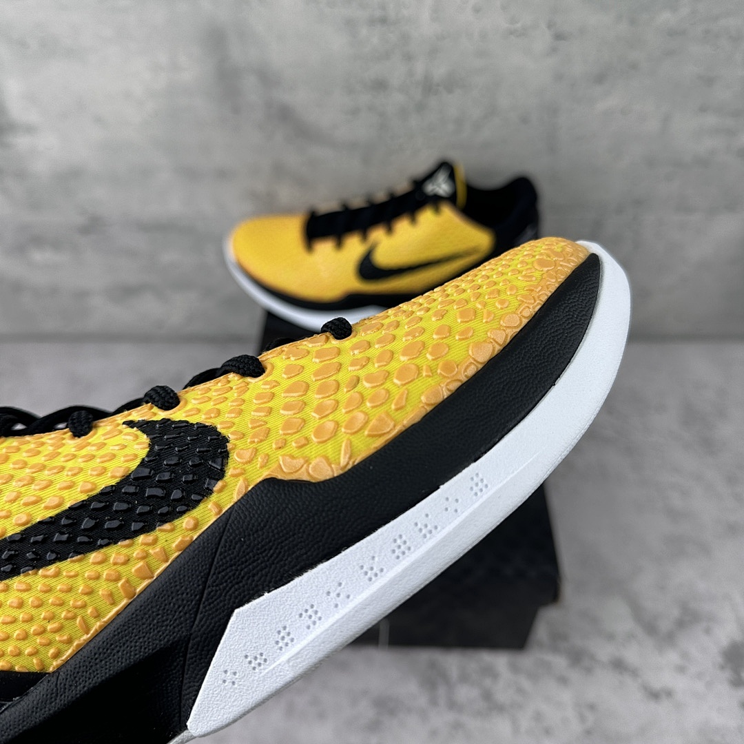 Nike Kobe 6 Lightbulb ZK6 Black Yellow Bruce Lee - Image 3