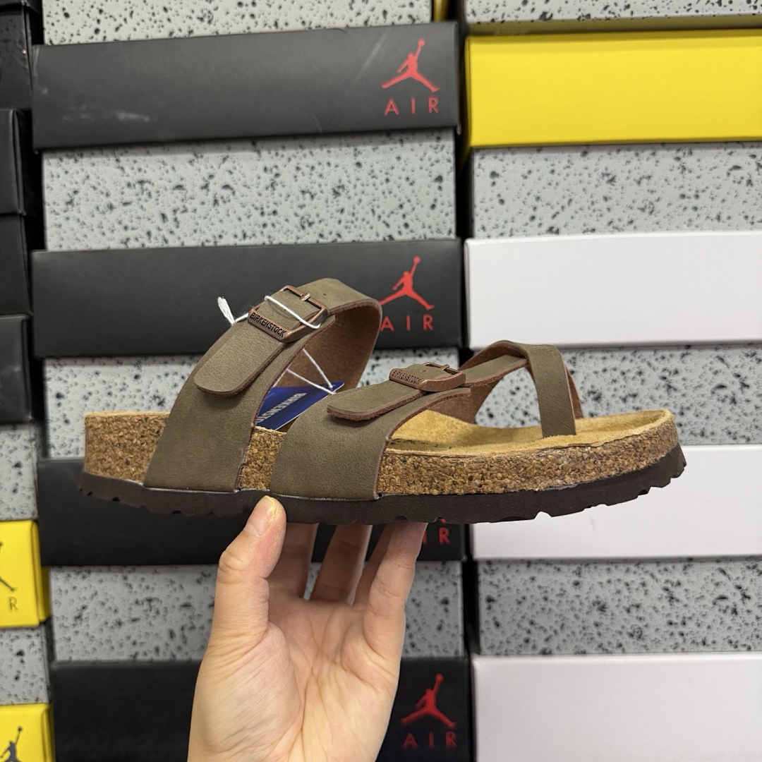 Birkenstock Birken Arizona Birkibuc Double Buckle Flip Flops - Image 6