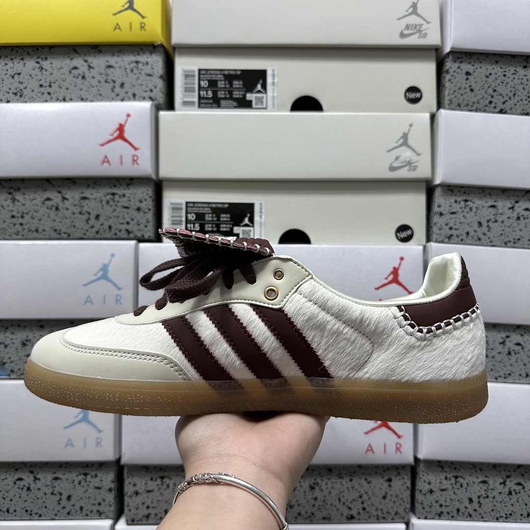 Adidas Samba Pony Tonal Wales Bonner (Cream White) - Image 8