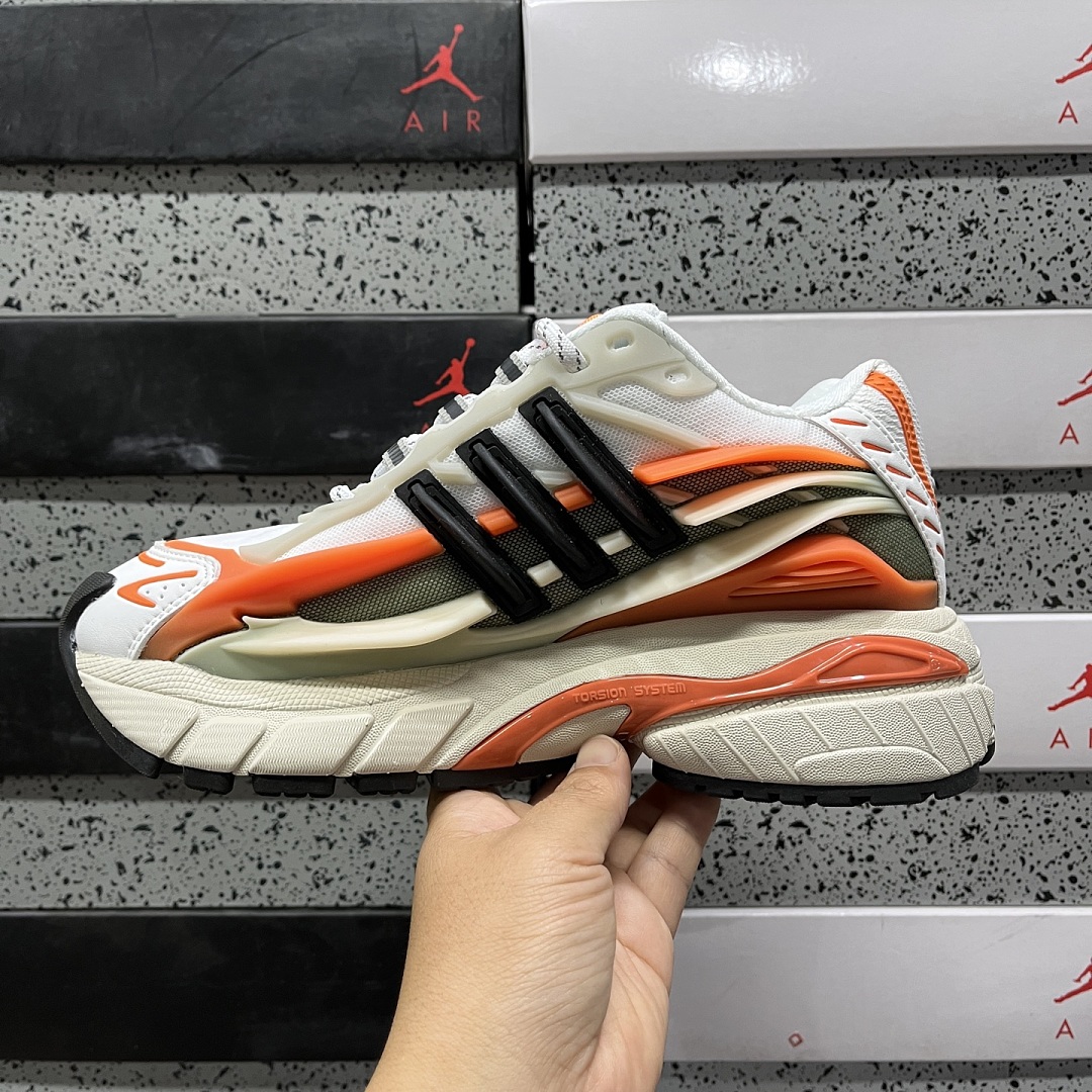 Adidas Adistar Jellyfish Pharrell Williams Focus (Olive Orange) - Image 8
