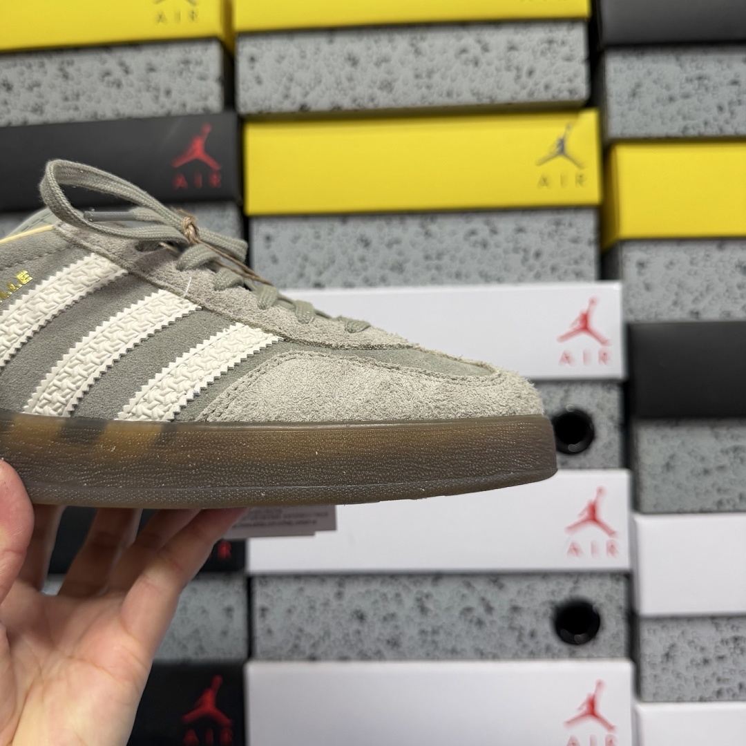 Adidas Gazelle Indoor (Dark Grey White) - Image 6