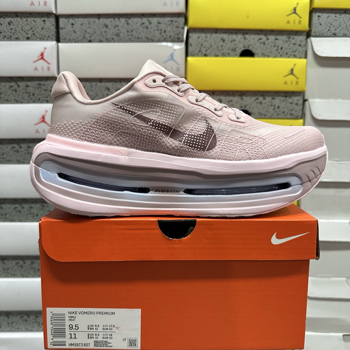 Nike Vomero Premium Particle Rose Burgundy - Image 11