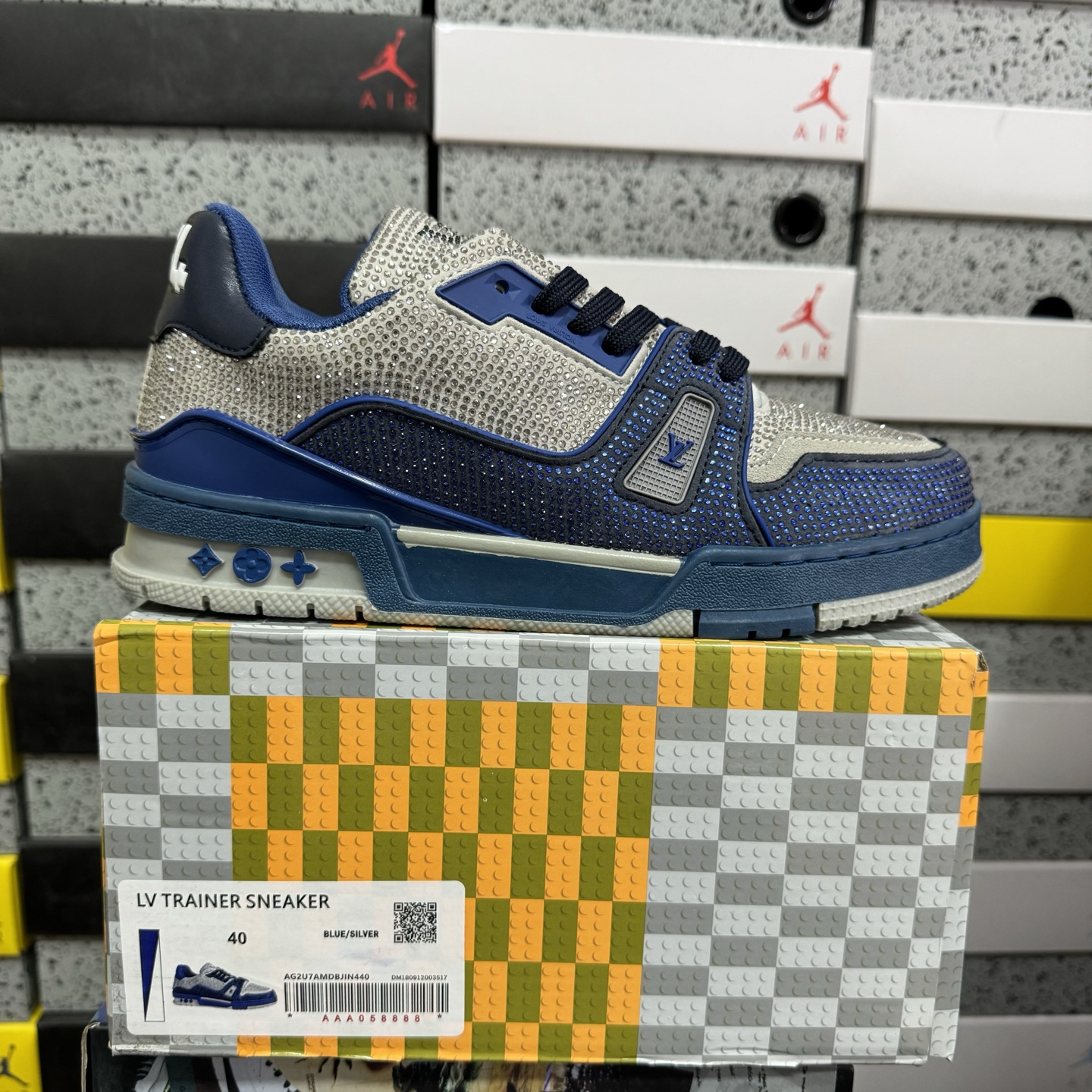 Louis Vuitton Trainer Rhinestone - Image 10