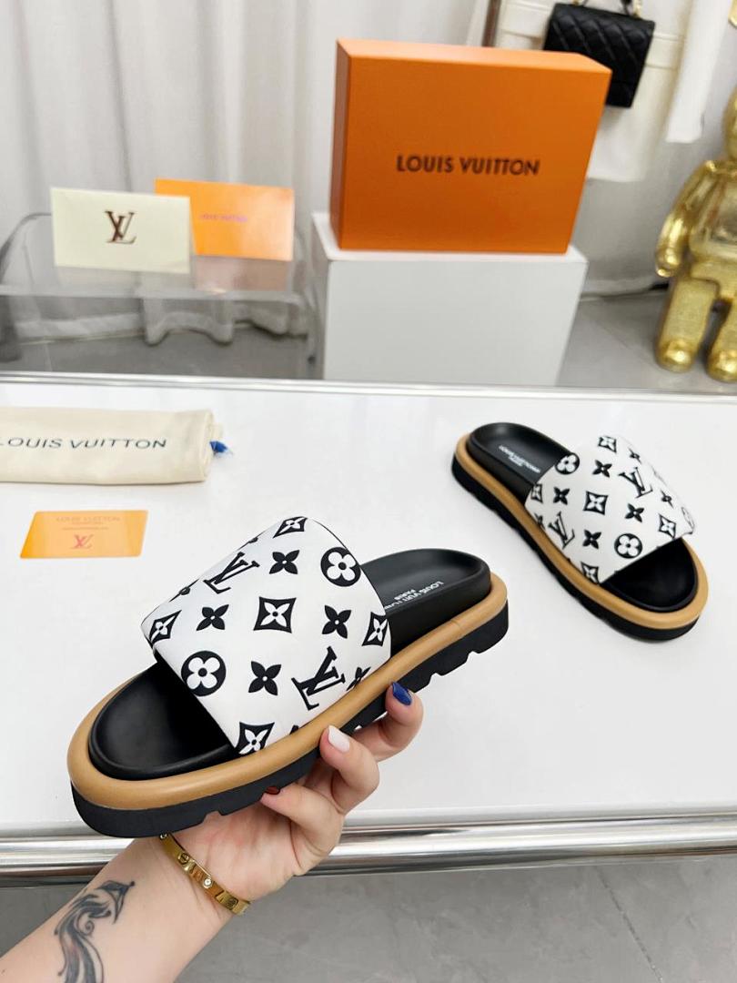 Louis Vuitton Velcro Slippers - Image 5