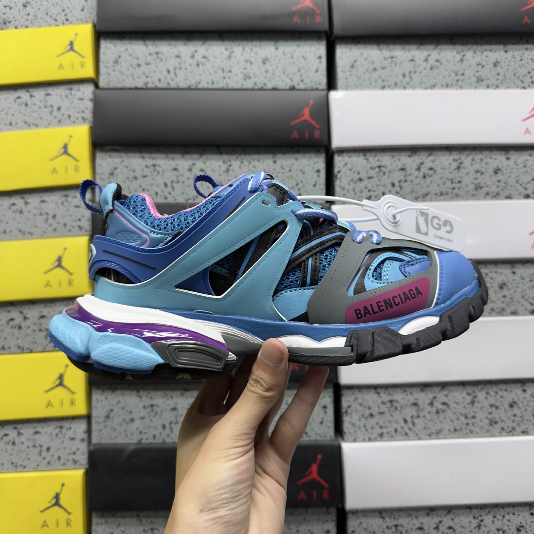 Balenciaga BLCG Track 4162 (Blue Purple) - Image 4
