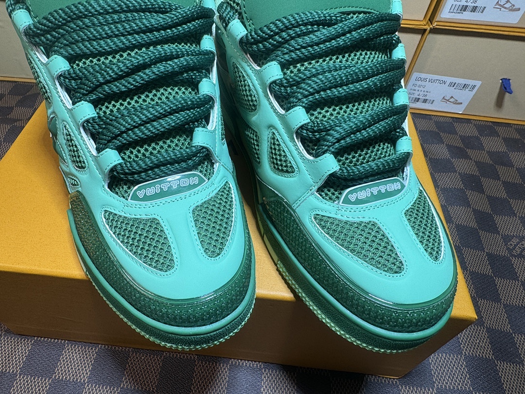 Louis Vuitton LV Skate Green Sports Shoes - Image 4