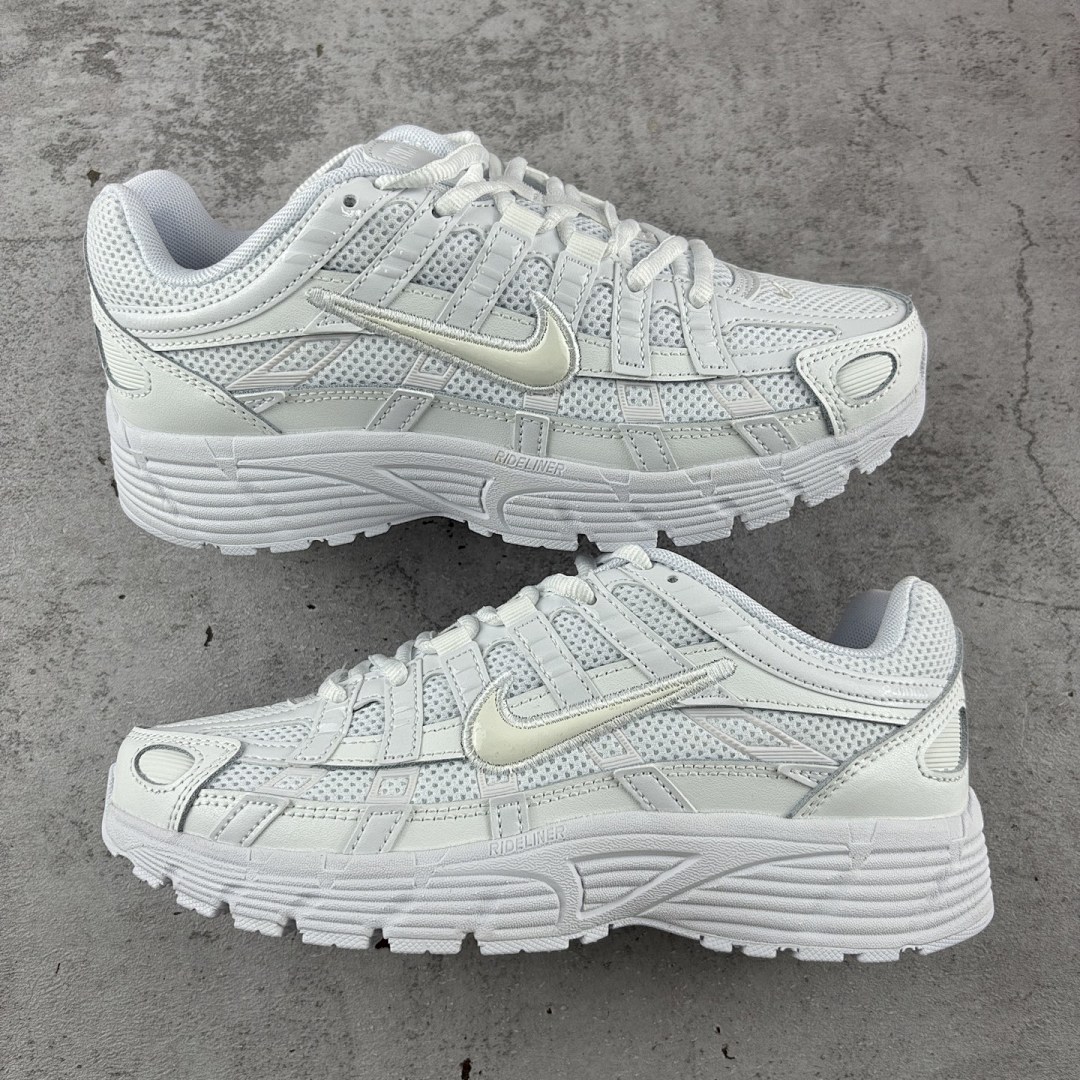 Nike P-6000 (Triple White) - Image 8