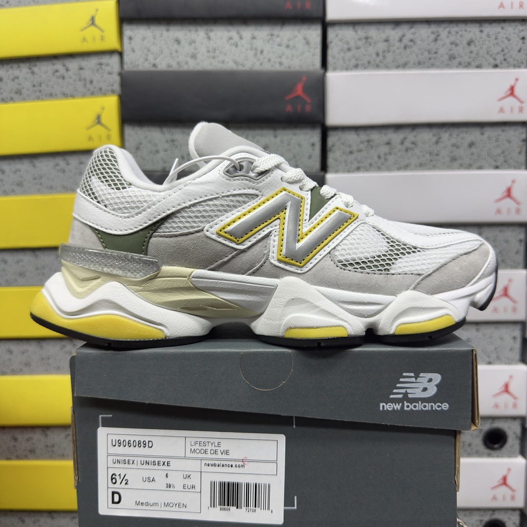 New Balance 9060 White Apollo (Gold)