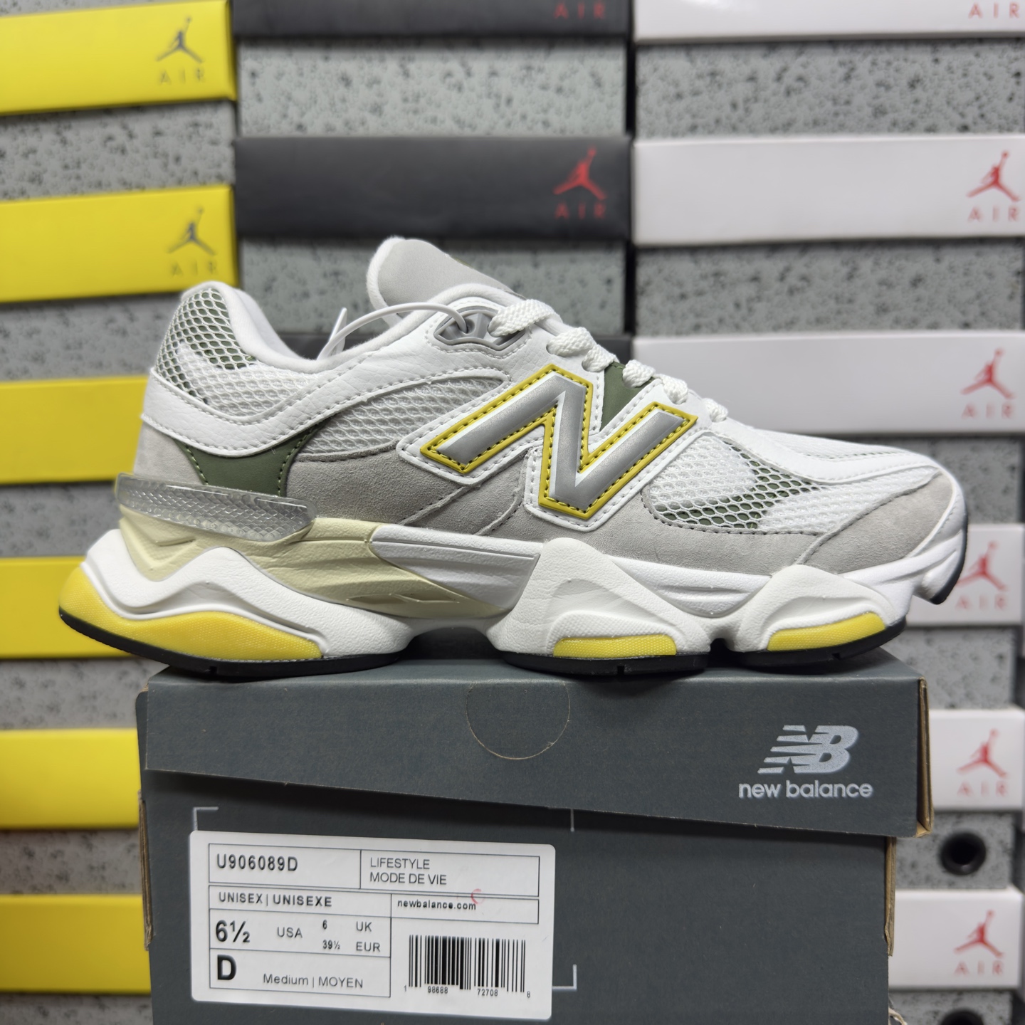 New Balance 9060 White Apollo (Gold) - Image 10