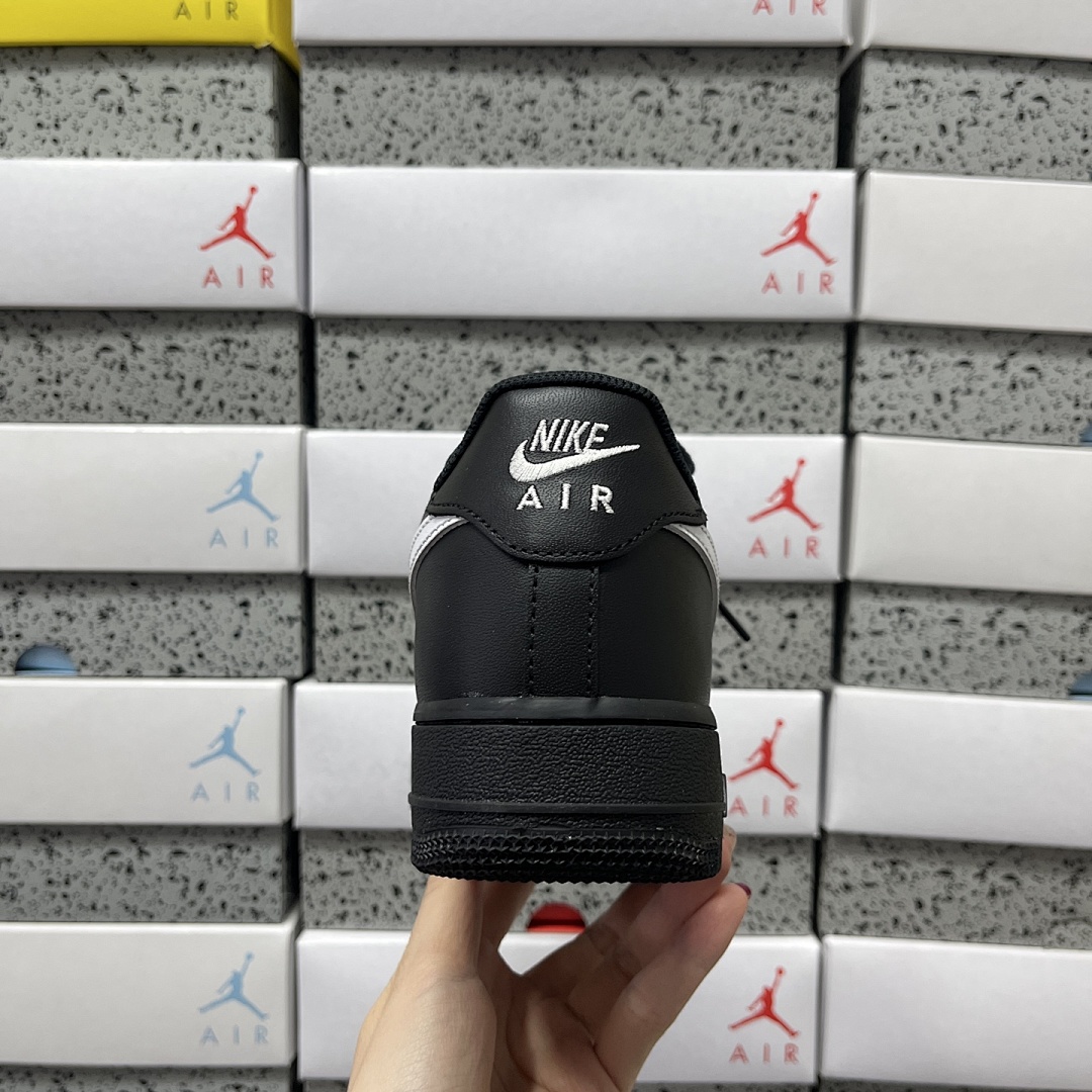 Nike Air Force 1 Low '07 (Black White) - Image 3