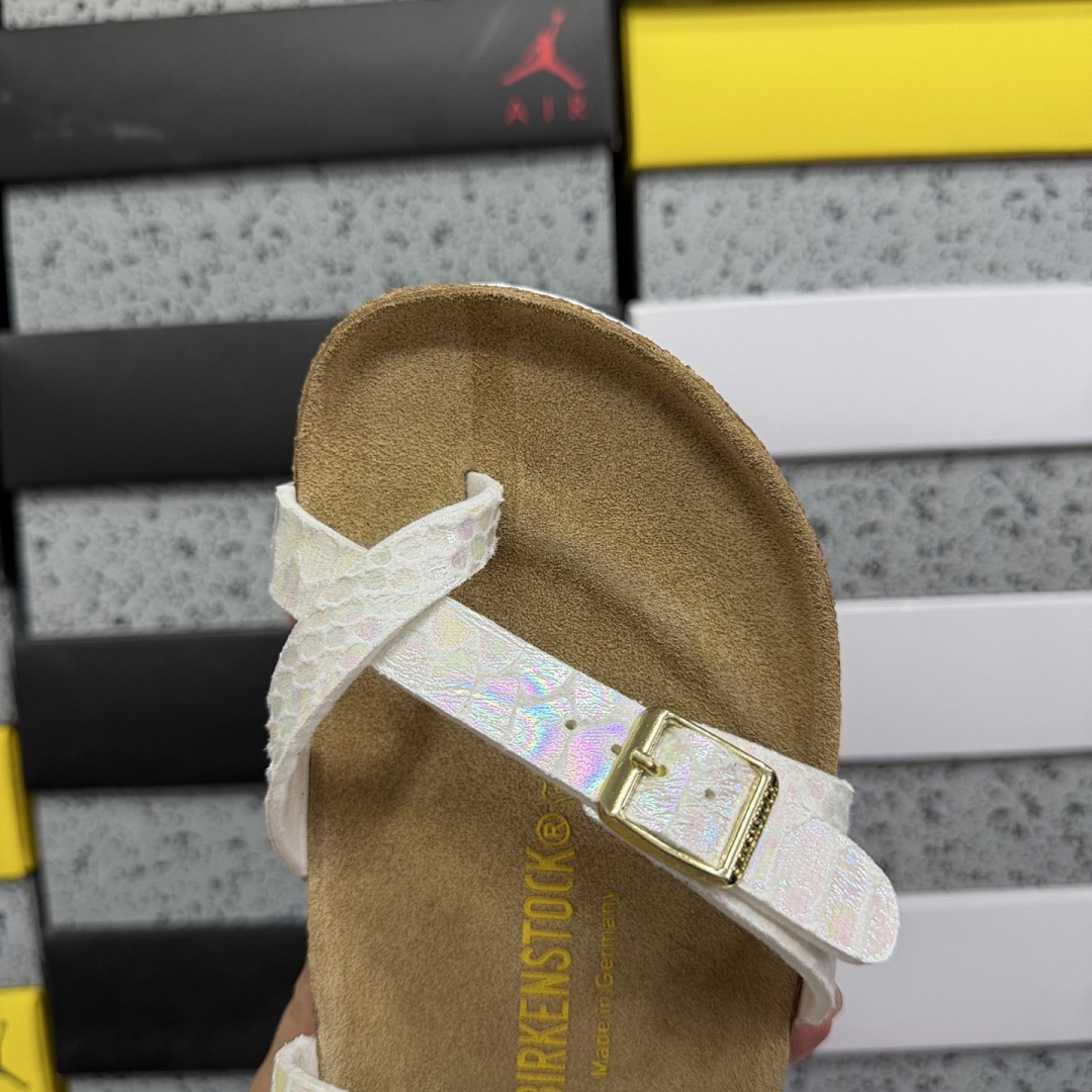 Birkenstock Birken Arizona Birkibuc Double Buckle Flip Flops - Image 3