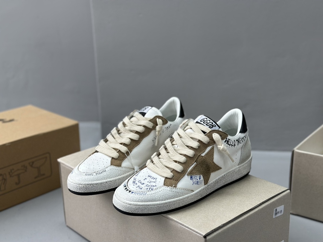 Golden Goose Deluxe Brand Brown Star (Black) - Image 7