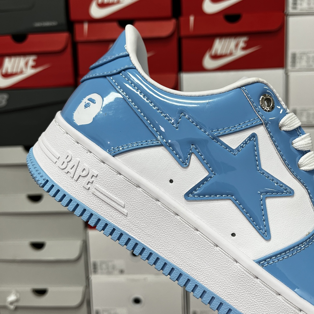 Bape A Bathing Ape Bape Sta Low (Blue) - Image 4