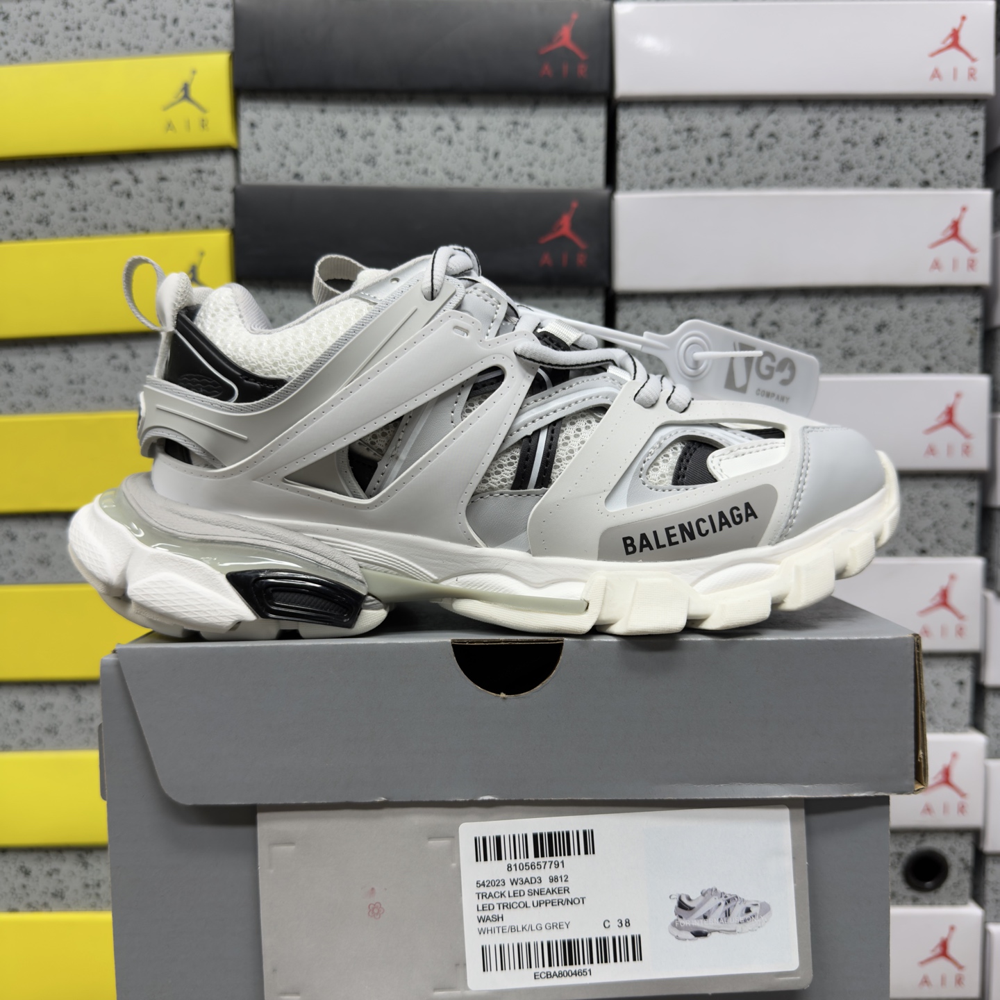Balenciaga BLCG Track 9812 (White Grey) - Image 10