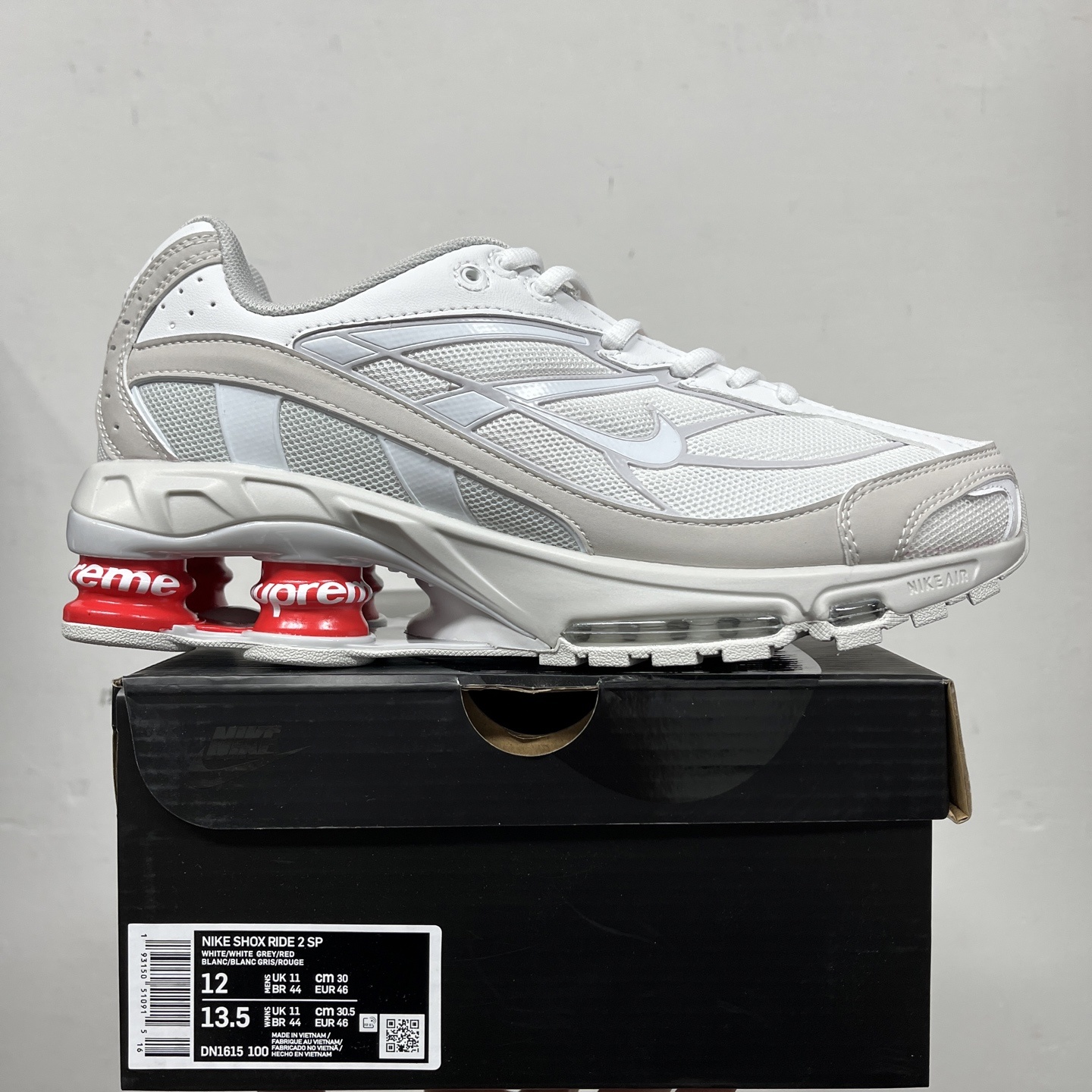 Nike Shox Ride 2 Supreme (White) - Image 11