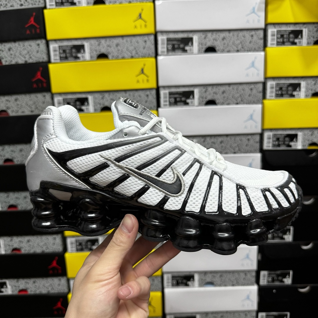 Nike Shox TL Metallic Silver Wolf (Grey) - Image 6