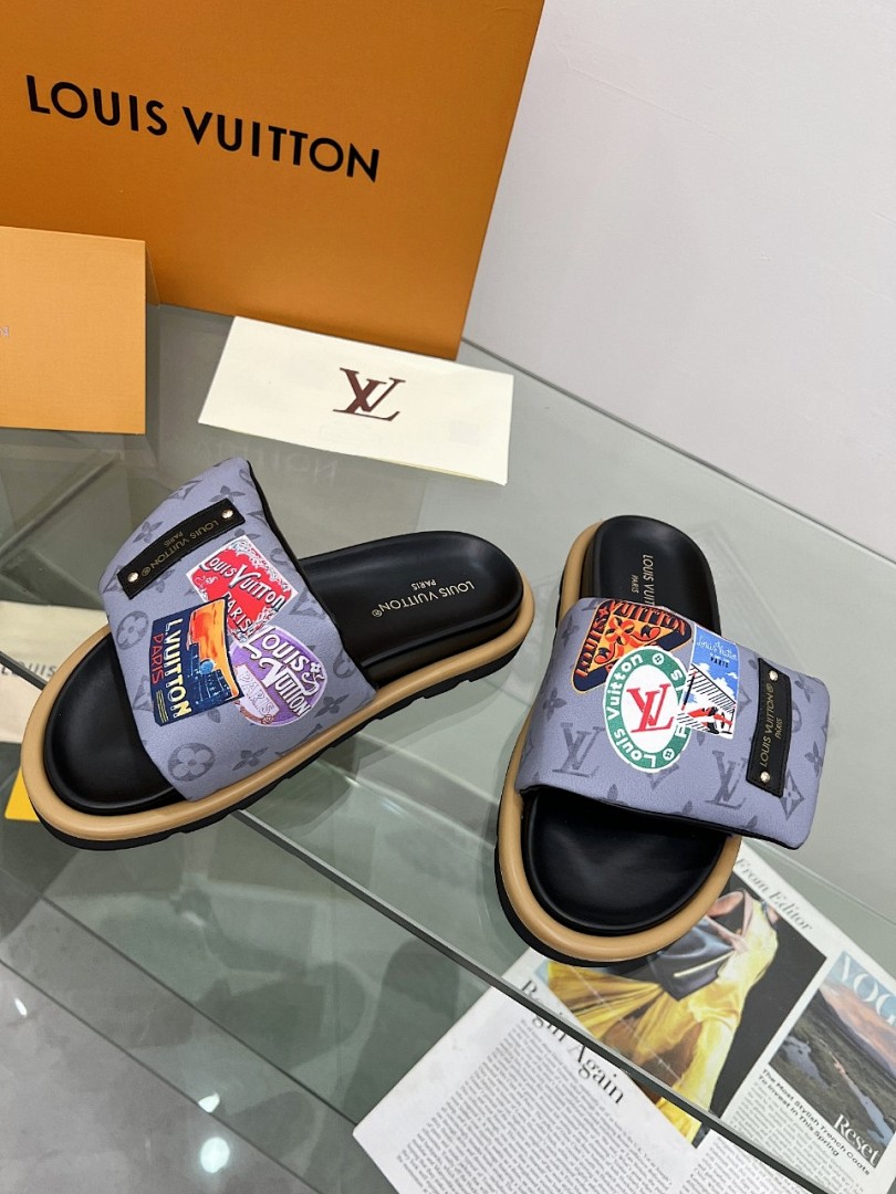Louis Vuitton Velcro Slippers - Image 8
