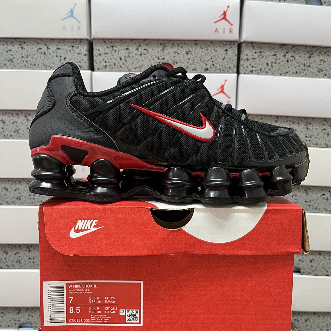 Nike Shox TL Black University (Red)