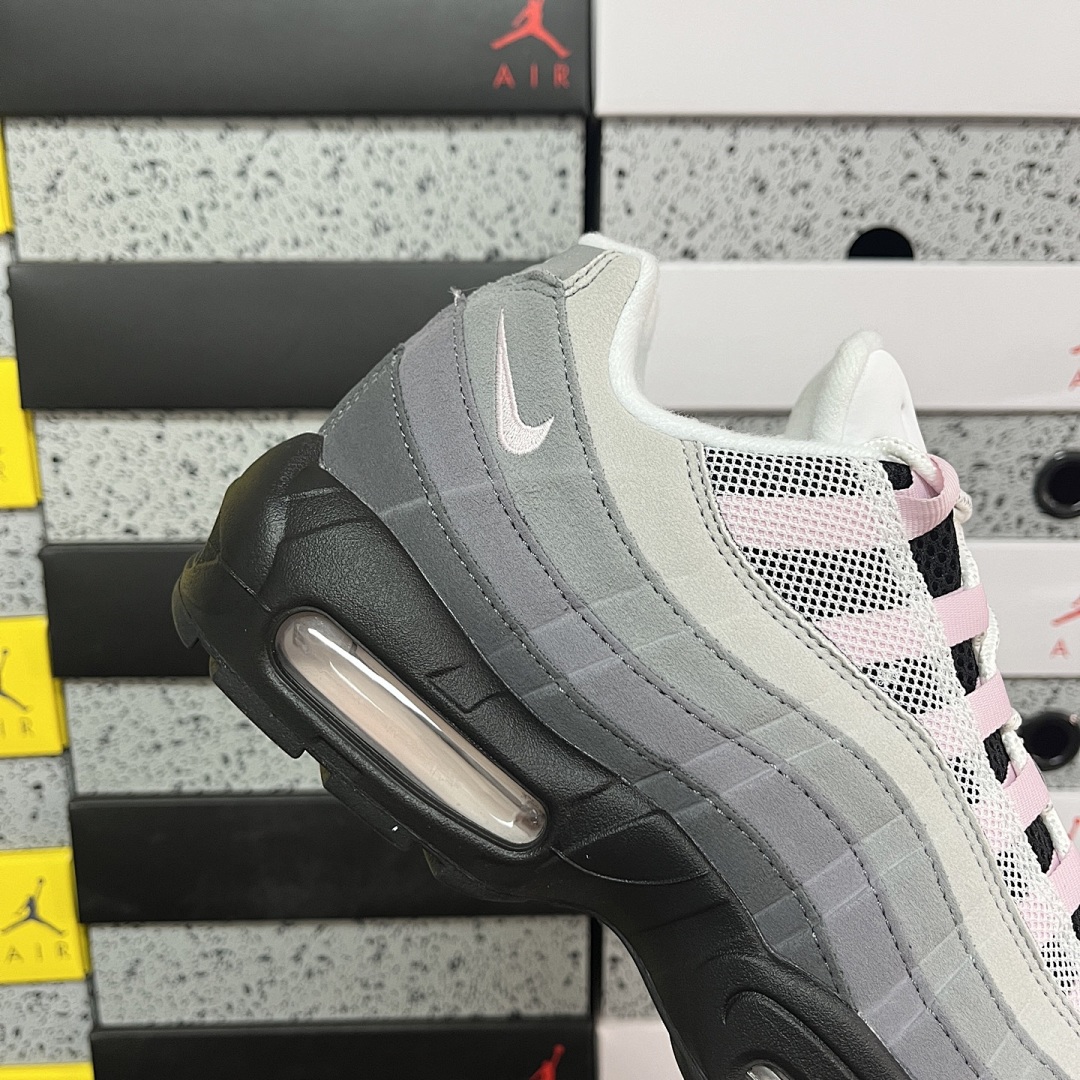 Nike Air Max 95 Gunsmoke Pink Foam - Image 7