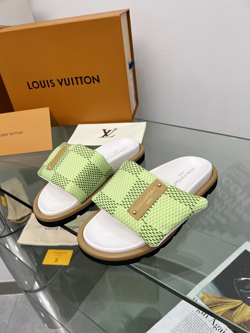 Louis Vuitton Velcro Slippers - Image 9