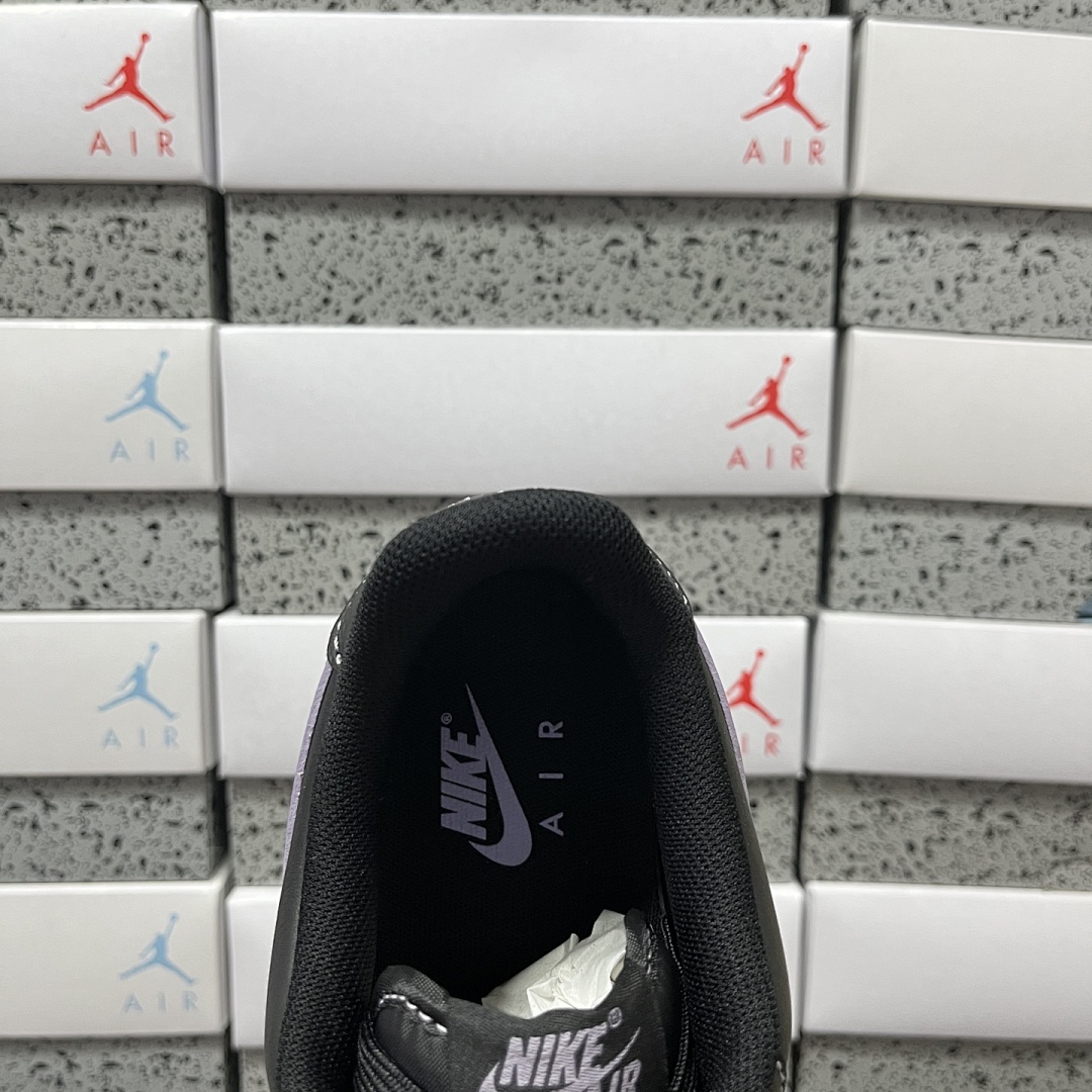 Nike Air Force 1 Low '07 LV8 Hydrangeas (Black) - Image 8