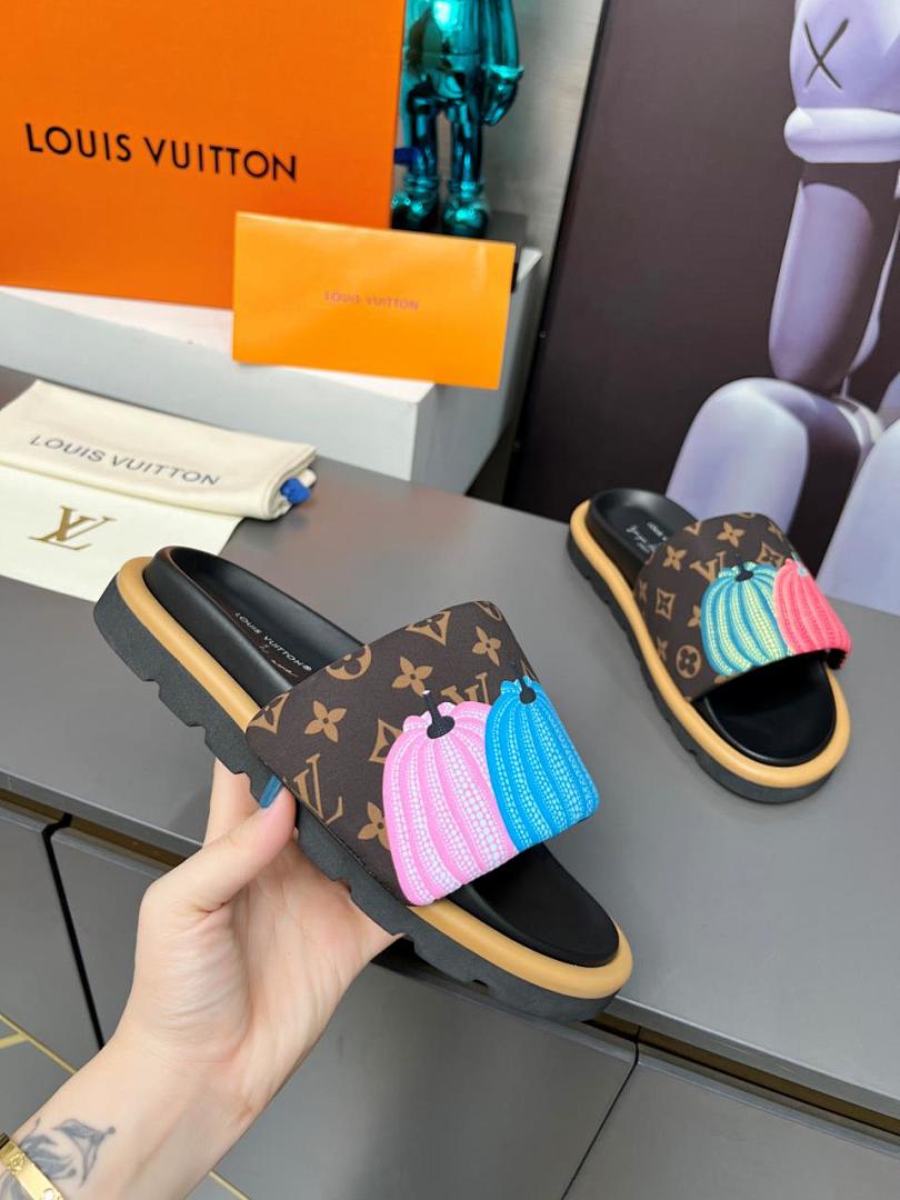 Louis Vuitton Velcro Slippers - Image 3