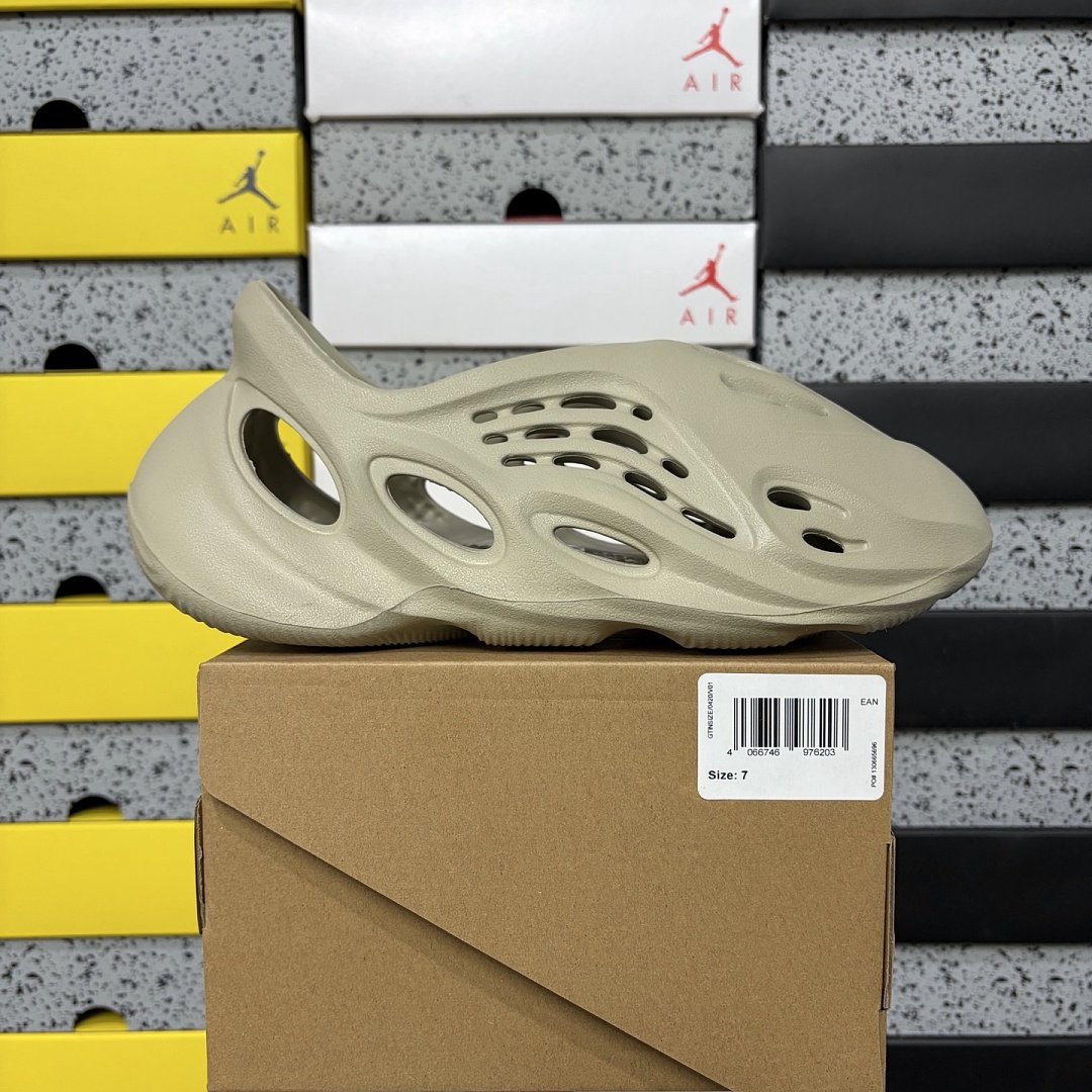 Adidas Yeezy Foam RNR Stone Salt Clogs