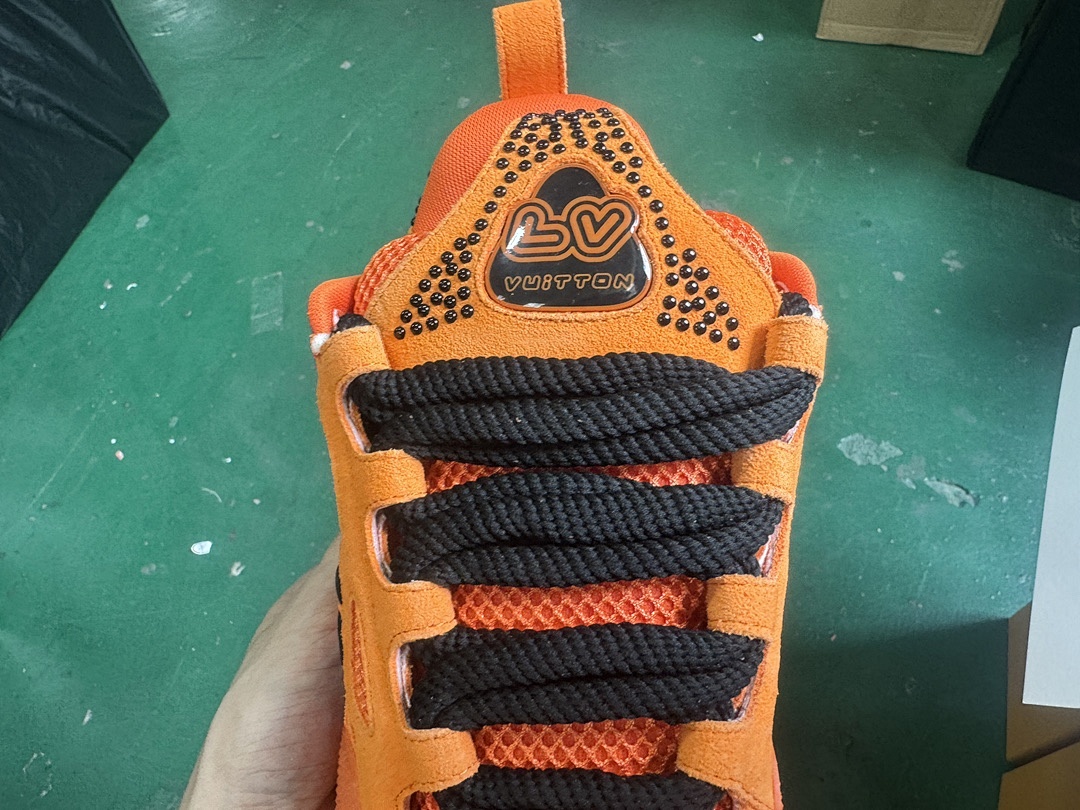 Louis Vuitton LV Skate Orange Sneakers SK - Image 5