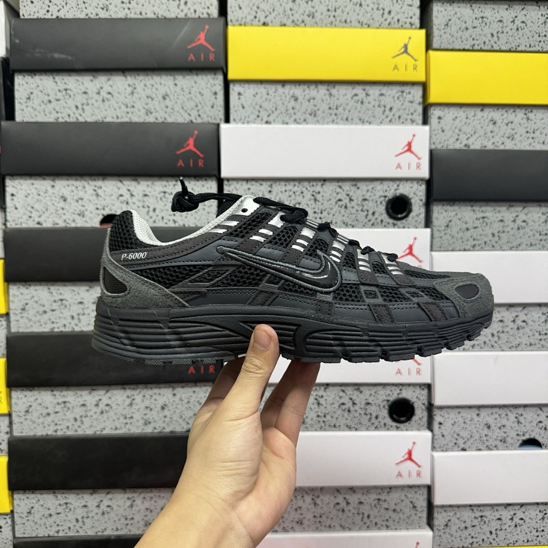 Nike P-6000 Suede Anthracite (Metallic Silver) - Image 10