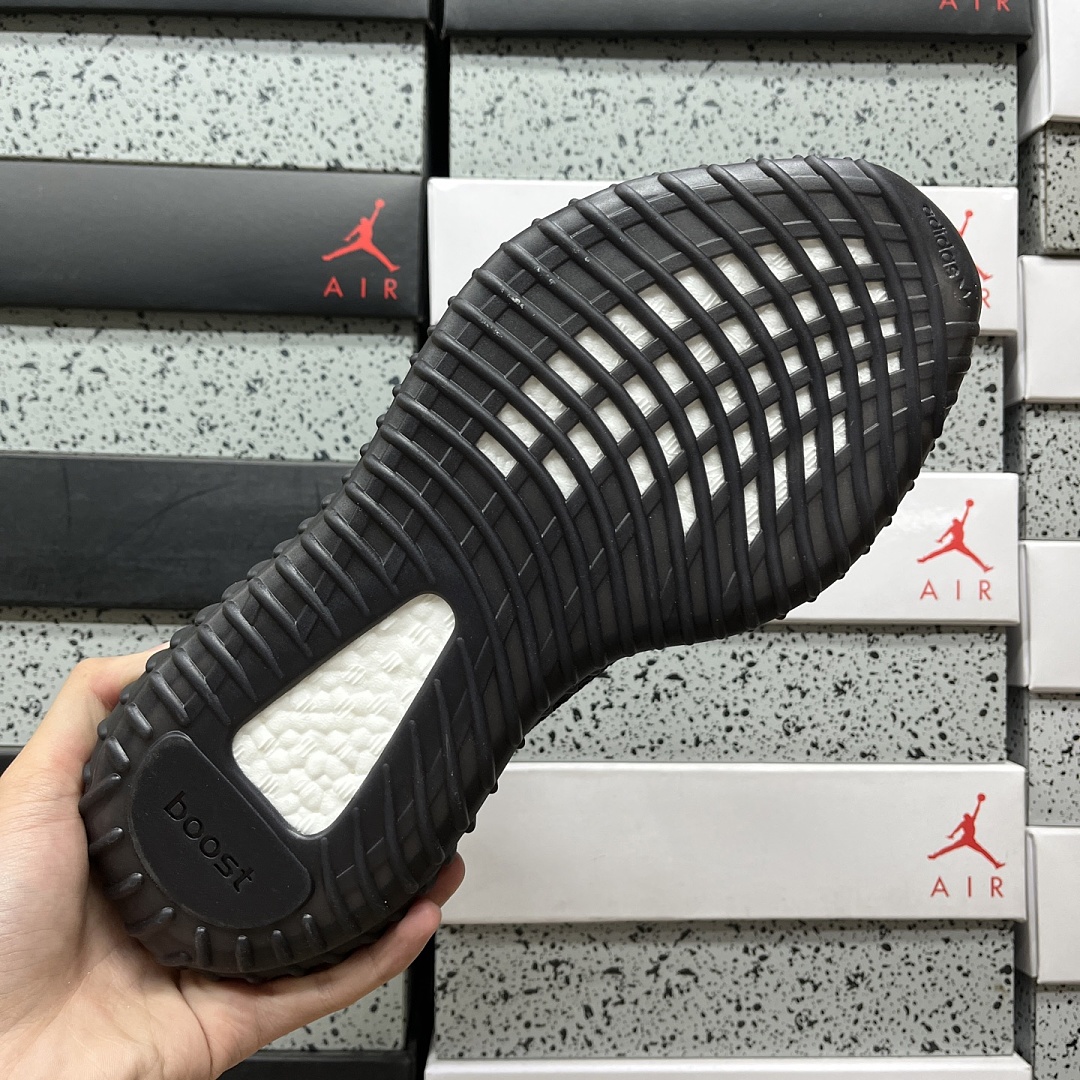 Adidas Yeezy Boost 350 V2 Core (Black White) - Image 7