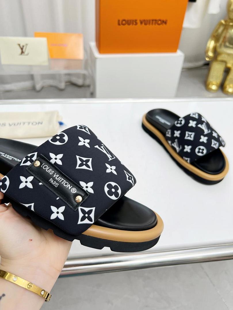 Louis Vuitton Velcro Slippers - Image 2