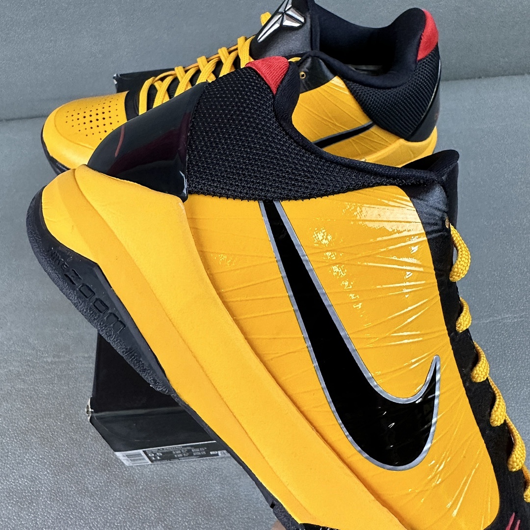 Nike Kobe 5 Protro Bruce Lee (Black Yellow) - Image 7