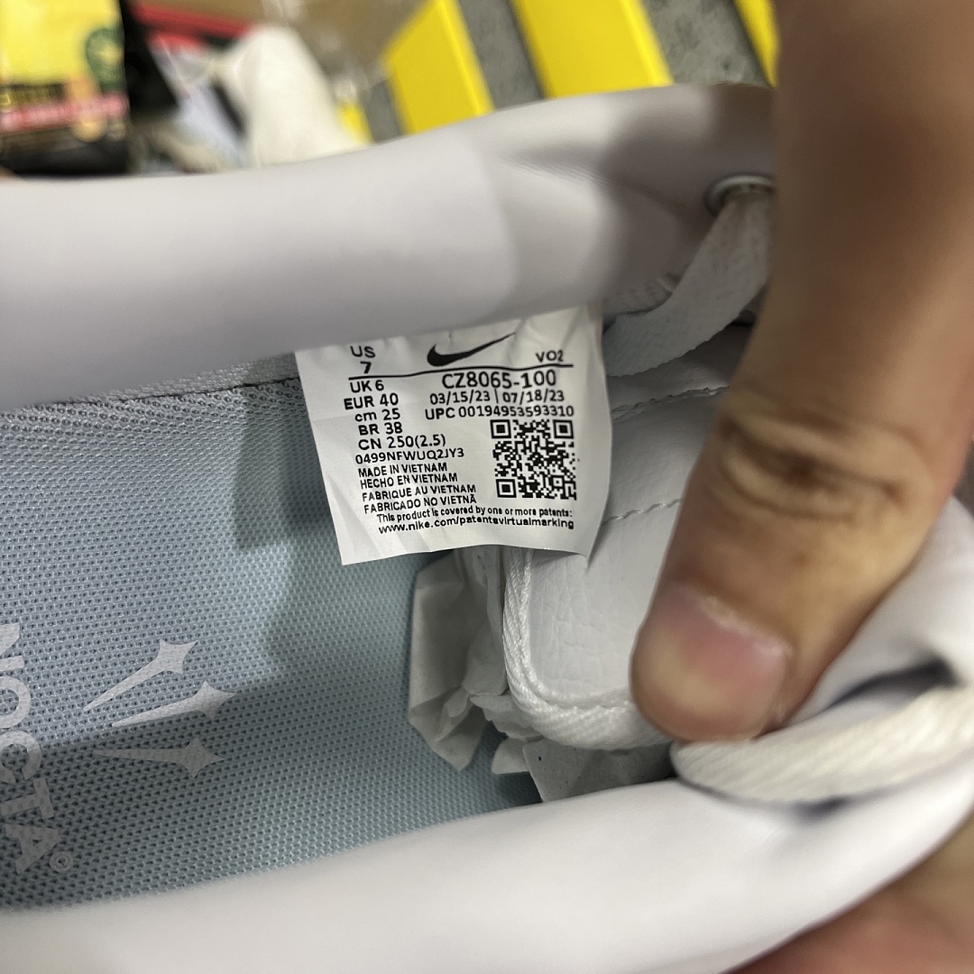 Nike Air Force 1 Low SP Drake NOCTA X Chrome Hearts White CZ8065-100Chrome - Image 9