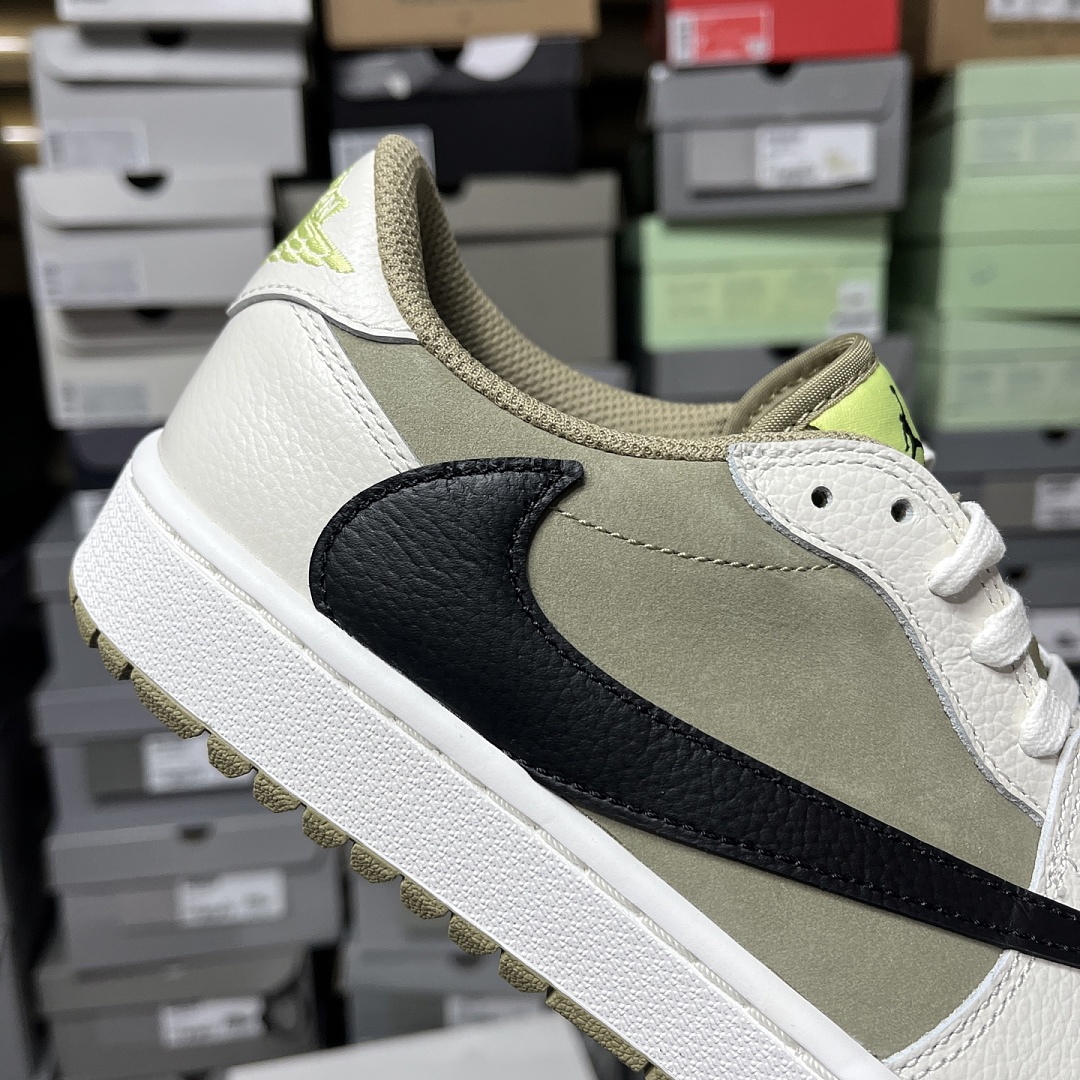 Nike Travis Scott Neutral Olive 6.0 Golf Reverse Swoosh - Image 6