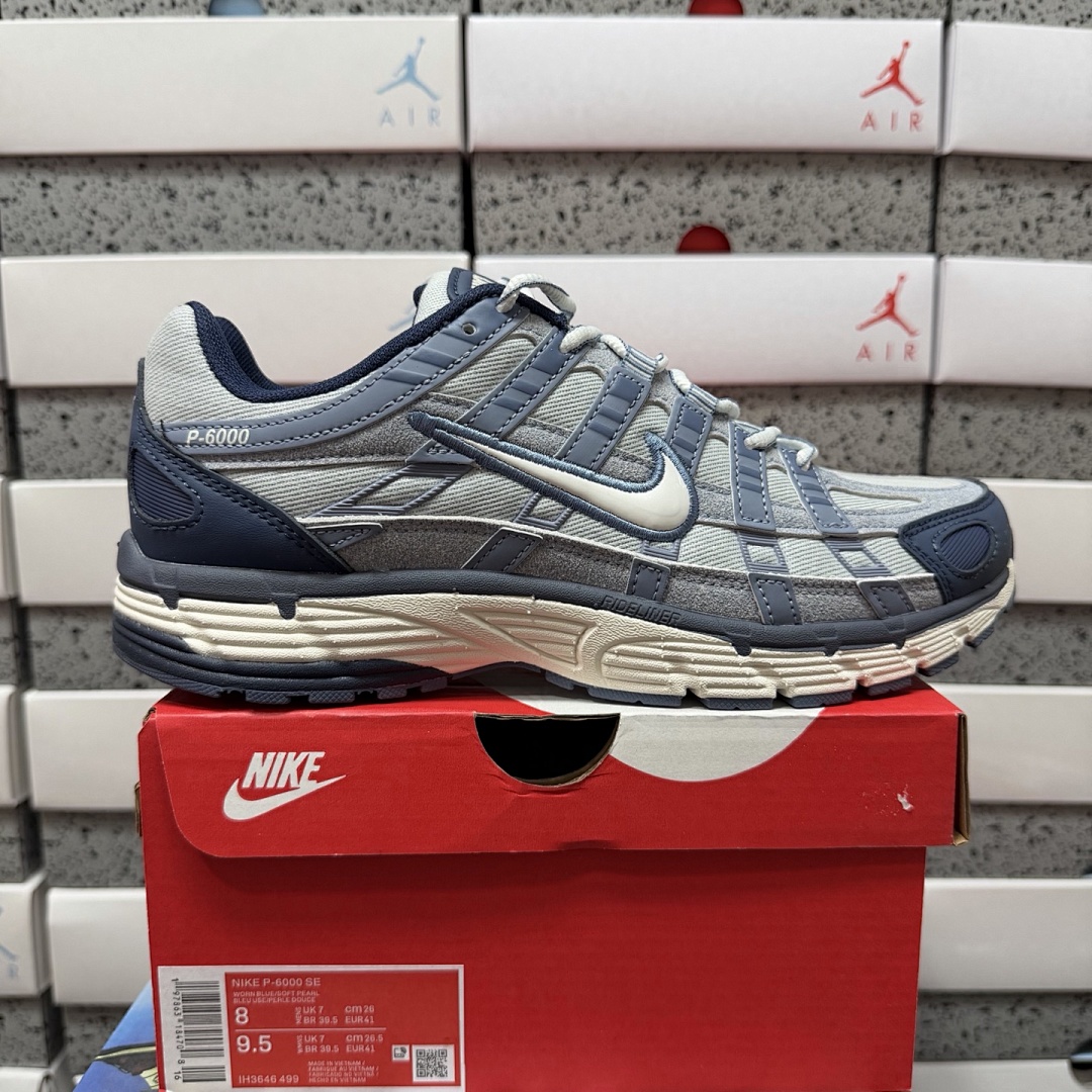 Nike P-6000 SE Worn Blue Denim