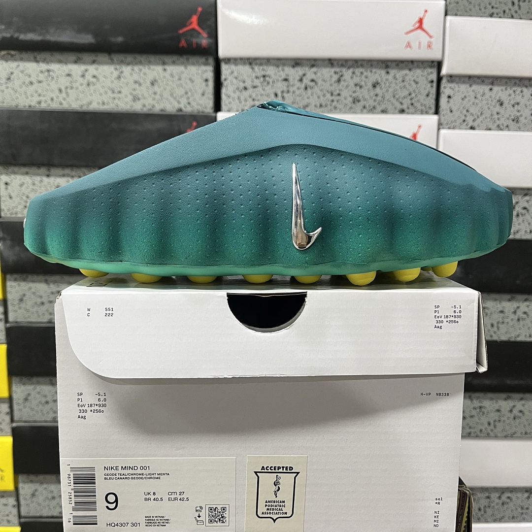 Nike Mind 001 Slide Geode Teal Light Menta