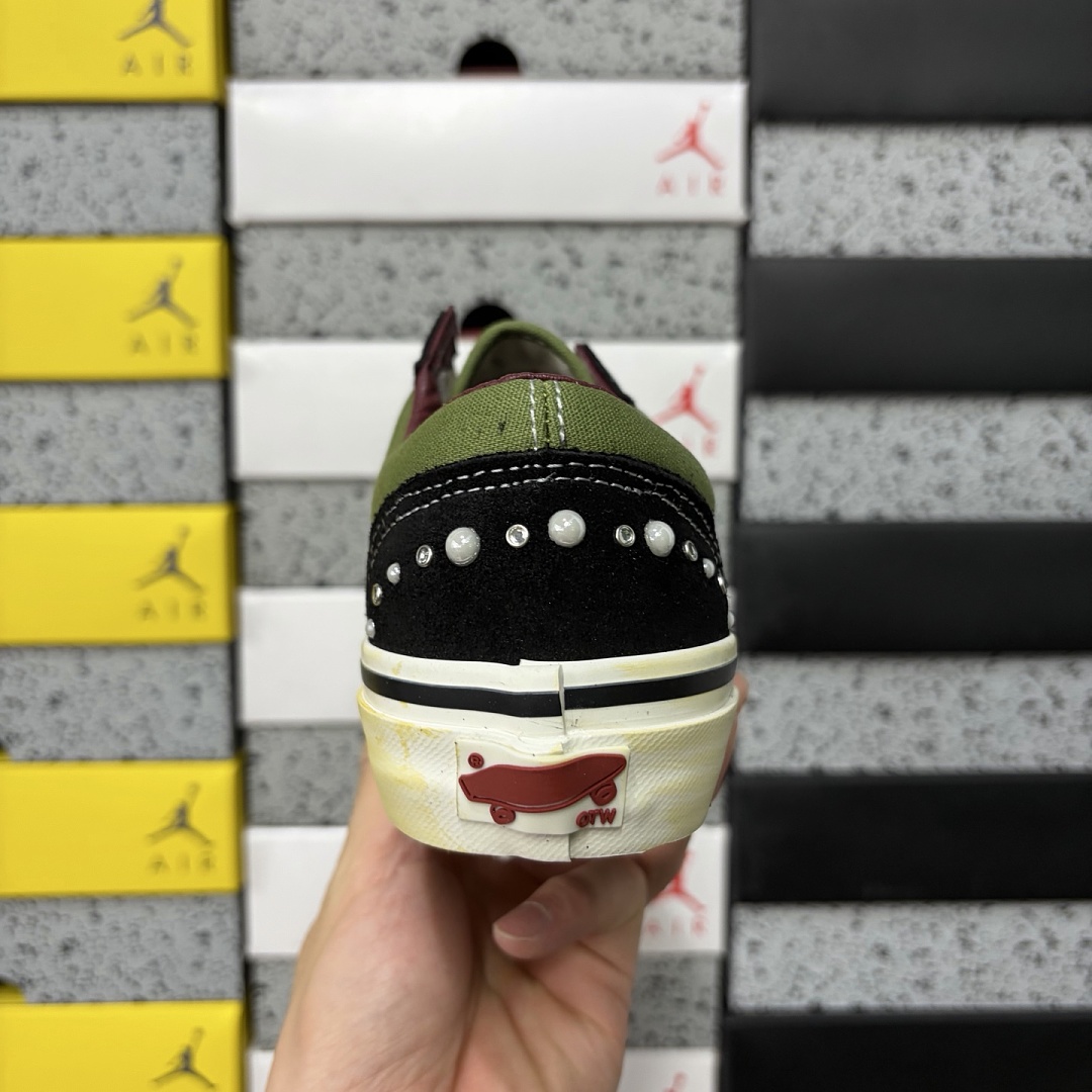Vans OTW Old Skool Reissue 36 Satoshi Nakamoto Pearlized Army V - Image 9