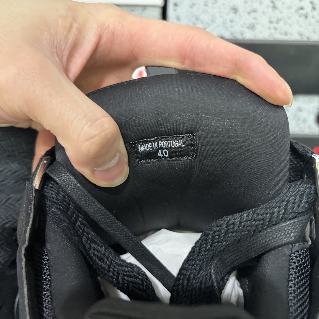 Lanvin Leather Curb Triple Black Full Suede DRAG‑P25 - Image 8