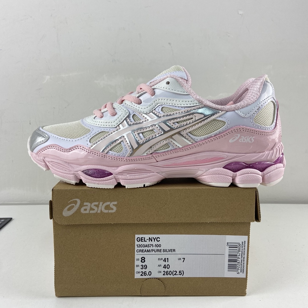 ASICS Gel-NYC Kicki Yang Zhang Pink Cream Pure Silver NYC - Image 6